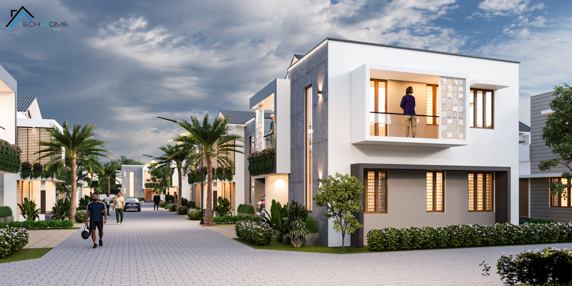 Spacious open-plan living and dining area